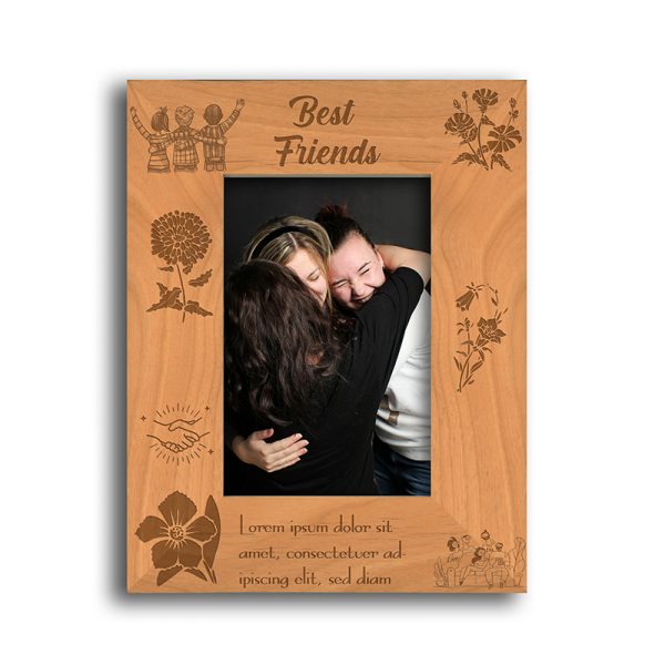 Best Friends Wood Frame - Image 2