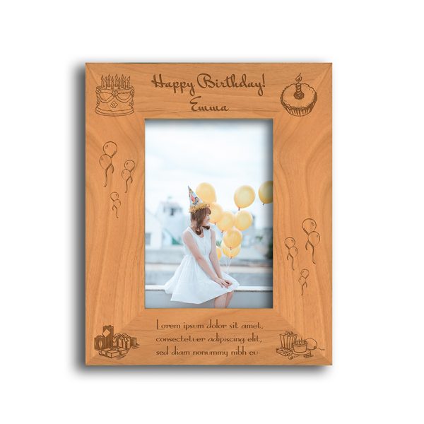 Birthday Wood Frame - Image 2