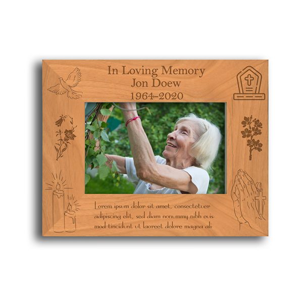 In Loving Memory Of Wood Frame