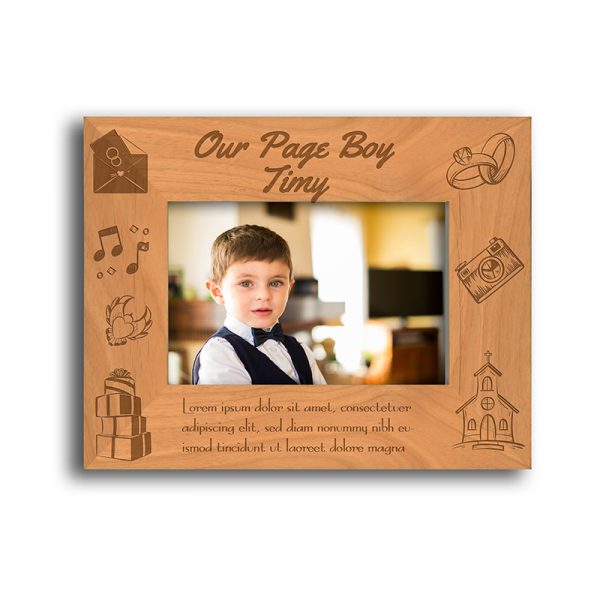 Page Boy Wood Frame